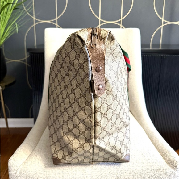 Authentic GUCCI travel bag/ XL tote brown monogram coated canvas - Picture 8 of 16